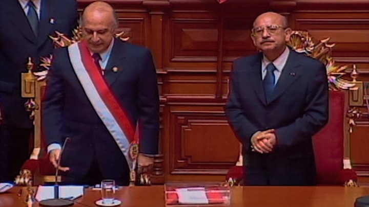 <span>Último mensaje presidencial de Valentín Paniagua</span>